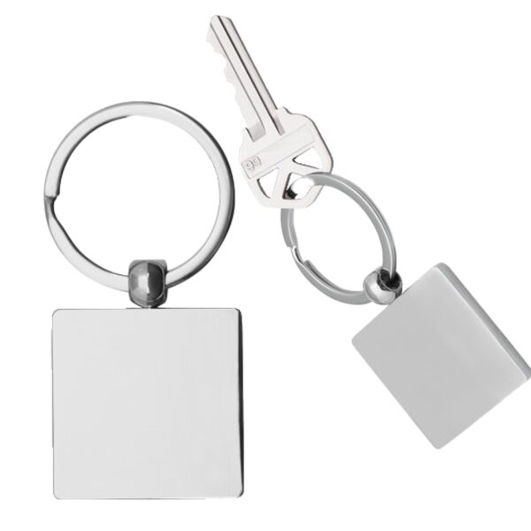 Square Metal Keychain Thumbnail